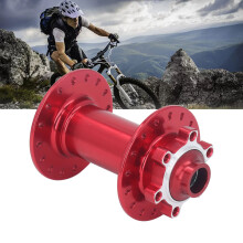 32 Hole Aluminum Alloy Mountain Bike Hub 15x110mm Red High Precision