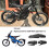 Parafango Light Bee X S anteriore e posteriore nero ABS 4