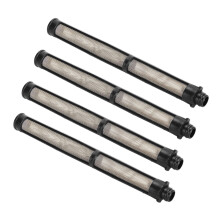 10 pièces de filtre pour pistolet de pulvérisation sans air 60 mailles noir