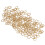 100 Stück Star Love Haarring-Clips - Eine Größe Gold 15
