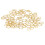 100 Stück Star Love Haarring-Clips - Eine Größe Gold 7