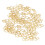100 Stück Star Love Haarring-Clips - Eine Größe Gold 16