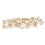 100 Stück Star Love Haarring-Clips - Eine Größe Gold 11