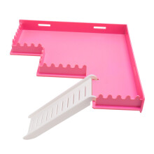 Piattaforma per criceto tipo M in plastica con scala
