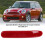 Reflector de parachoques trasero R55 2008-2014 Derecha Rojo ABS 4