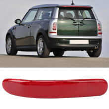 Réflecteur de pare-chocs arrière R55 2008-2014 gauche rouge ABS