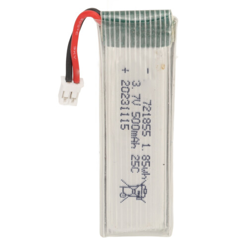 Batería LiPo de 3.7V 500mAh 25C 721855 con conector PH2.0 1
