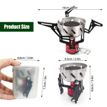 Fornello a butano integrato ad alta quota 3200 W, diametro 16 cm
