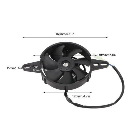 Ventola del radiatore 12V per ATV 150-250cc quad 1