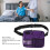 Sac banane violet Oxford pour infirmière, à compartiments multiples 4