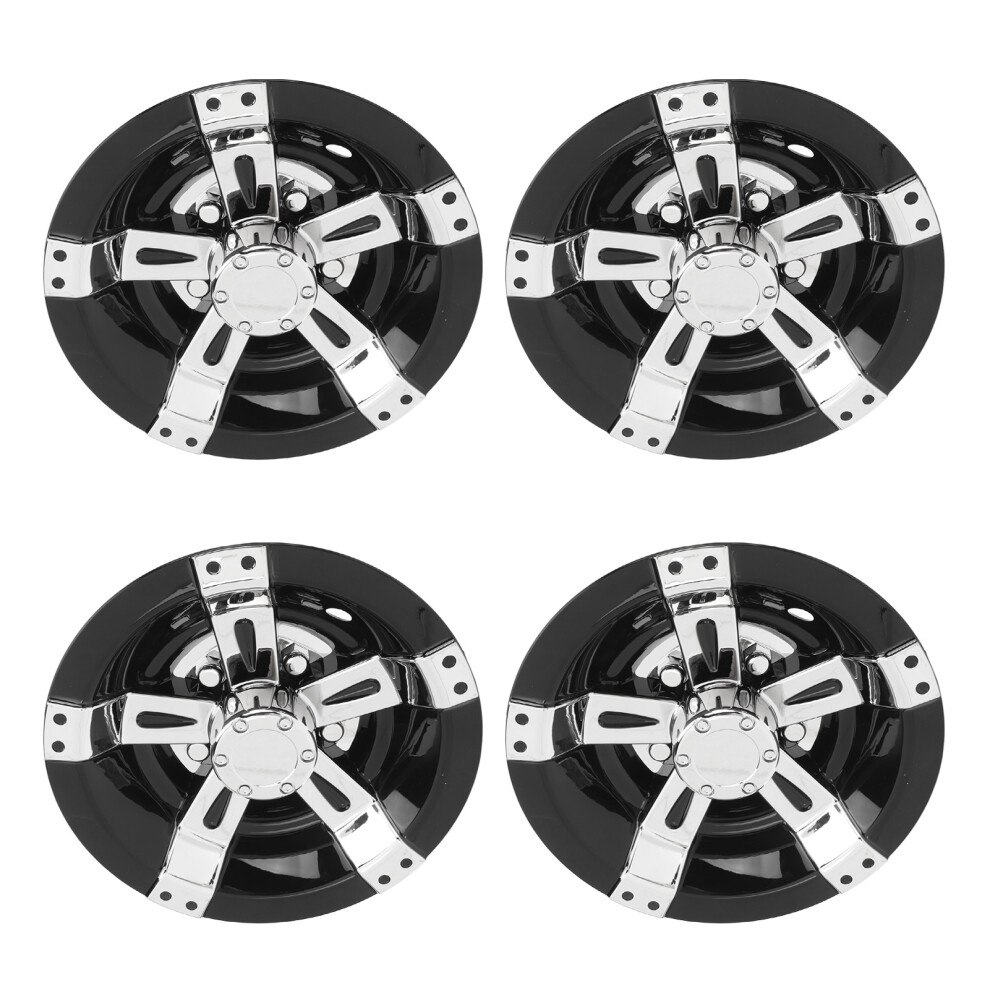 Set of 4 Golf Cart Wheel Hub Covers - 10in Fits E-Z-GO & Club Car-image-OPC-PJDWHGZ-NEW