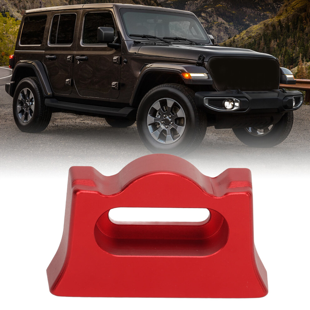 Aluminum Rustproof Rear Door Tailgate Latch Stopper For Jeep Wrangler Jl Jlu 2018-2023 Red 8451335930104