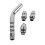 Aluminium gebogenes Klistier-Duschsystem Handstück-Set 6