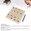 2-Steine Schach-Reiseset, Holz & Magnet 5