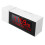 Reloj digital LED 3 x AAA, 167 x 60 x 44 mm blanco 13