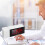 Reloj digital LED 3 x AAA, 167 x 60 x 44 mm blanco 16