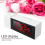 Reloj digital LED 3 x AAA, 167 x 60 x 44 mm blanco 5
