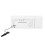 Reloj digital LED 3 x AAA, 167 x 60 x 44 mm blanco 6