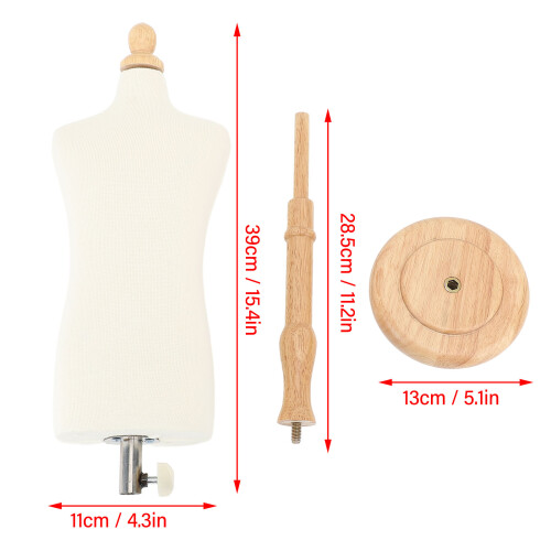 Robust Male Mannequin for Sewing Display and Tailoring Use 1
