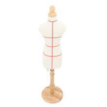 Elegant Beech Wood Dress Form for Sewing & Display with Stable Stand