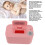 Chauffe-lingettes rose 200 x 120 x 98 mm USB réutilisable 4