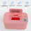 Chauffe-lingettes rose 200 x 120 x 98 mm USB réutilisable 5