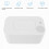 Chauffe-lingettes compact en ABS blanc 200x120x98mm 330g 7