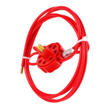 Industrial Valve Lockout Cable with Adjustable Multi-Hole 1.5 meters Length