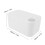 Chauffe-lingettes compact en ABS blanc 200x120x98mm 330g 2
