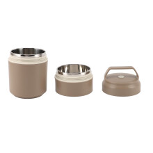 Edelstahl-Isolierbehälter für Speisen 620 ml Khaki 20 9,5 cm