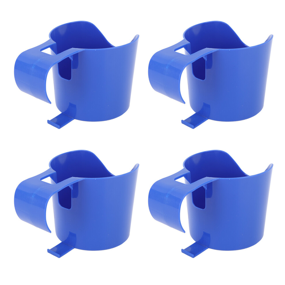 4pcs Poolside Plastic Cup Holder Spill Proof for Above Ground Pool