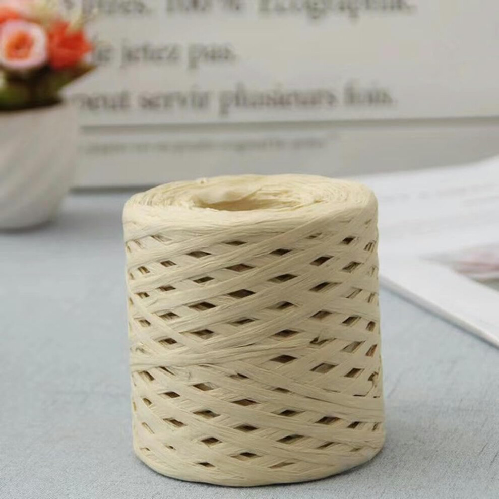 Twine 200 Meters Natural Braided Paper Cord For Wedding Decor, Bouquets, Gift Wrapping, Diy Crafts 6947110878447
