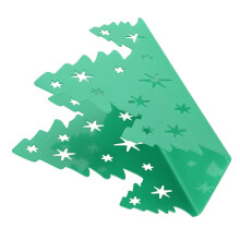 Serviettenhalter Weihnachtsbaum Edelstahl Grün 230,00 g