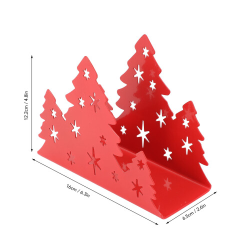 Serviettenhalter Weihnachtsbaum rot 230,00 g kompakt 1