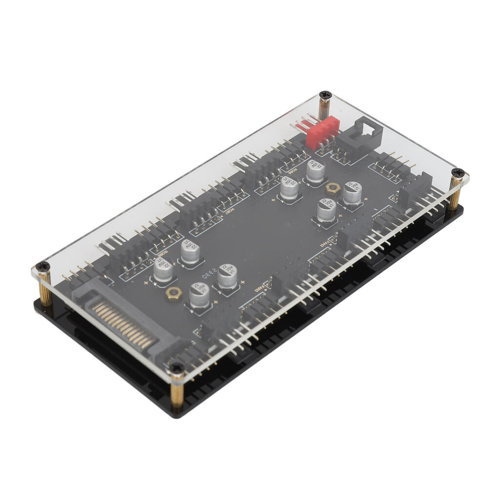 12V 4Pin Argb Pwm Hub 8 Ports, Dimming & Speed Control For Pc Fans 8451335943340