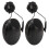 1 par de orejeras para casco NRR 22 dB espuma de ABS 2