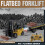 RC Forklift Toy 1:14 Scale Construction Vehicle Yellow with Remote 4