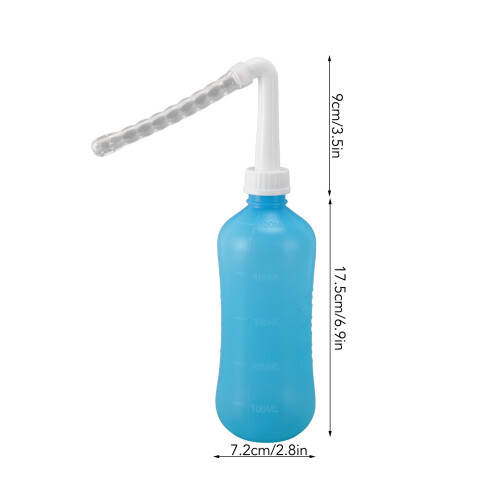 Neti Pot 500 ml Silicone/ABS Risciacquo nasale Blu 1