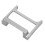 Support de servo en aluminium pour SCX10 II 1/10 argent 1