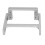Support de servo en aluminium pour SCX10 II 1/10 argent 16