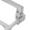 Support de servo en aluminium pour SCX10 II 1/10 argent 6