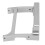 Support de servo en aluminium pour SCX10 II 1/10 argent 15