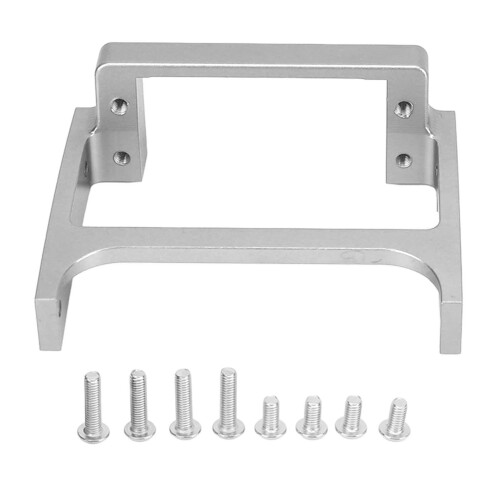 Support de servo en aluminium pour SCX10 II 1/10 argent 1