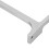 Support de servo en aluminium pour SCX10 II 1/10 argent 3