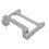 Support de servo en aluminium pour SCX10 II 1/10 argent 11