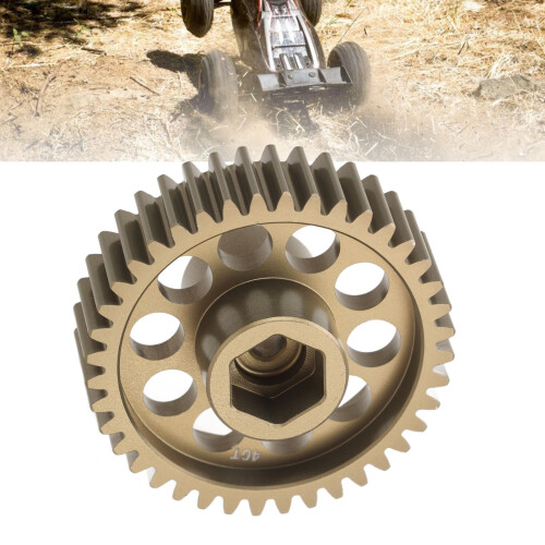 Lega di alluminio 40 denti ingranaggio spool differenziale argento 24 g per RC
