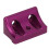 Support Panhard SCX10 II 1/10, alliage d'aluminium violet 1