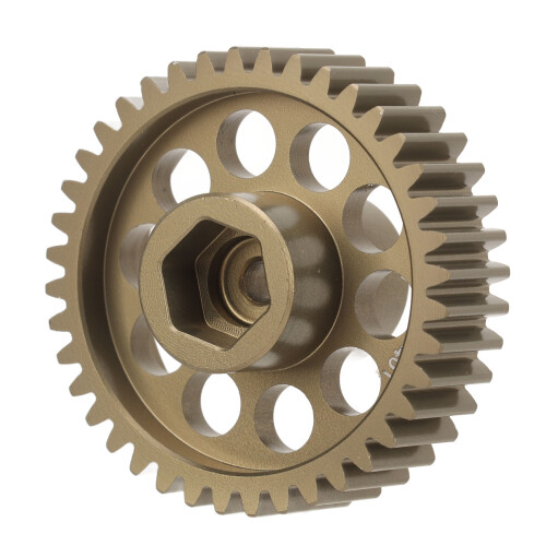 Lega di alluminio 40 denti ingranaggio spool differenziale argento 24 g per RC 1
