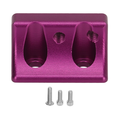 Support Panhard SCX10 II 1/10, alliage d'aluminium violet 1