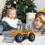 Electric Snow Plow Engine Car Toy with Remote Control & Loader 6